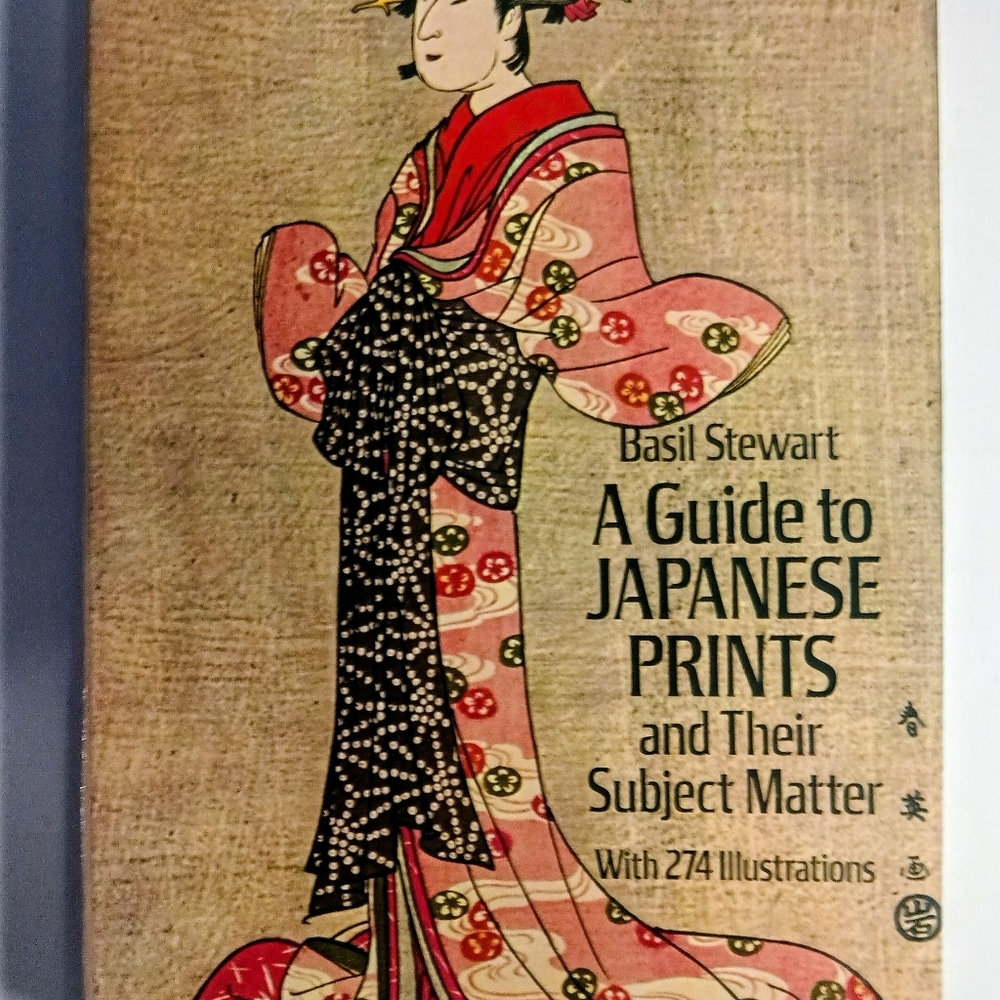 Guide to Japanese Prints Their Subject Matter Basil Stewart Dover 1979 Brand New
